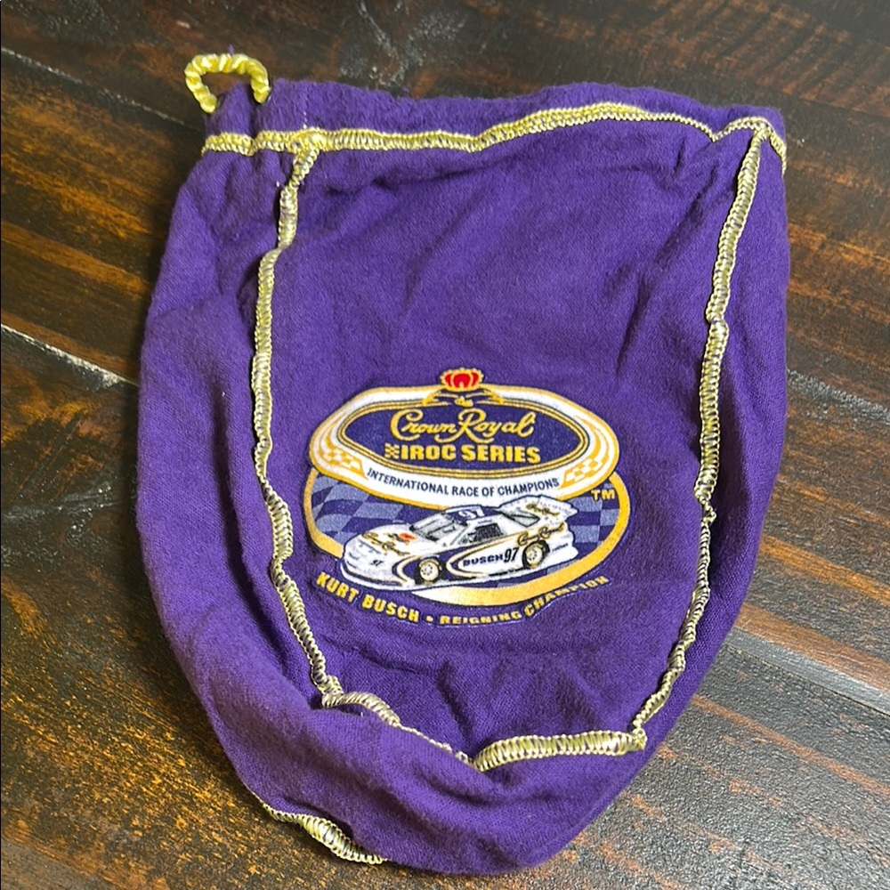 Crown Royal Limited Edition, Iroc Series Racing, Purple Drawstring Bag